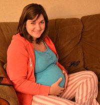 Jennifer in labour. Jennifer in labour.