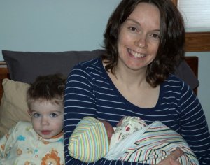 Sherri, Kevin and baby Celeste.